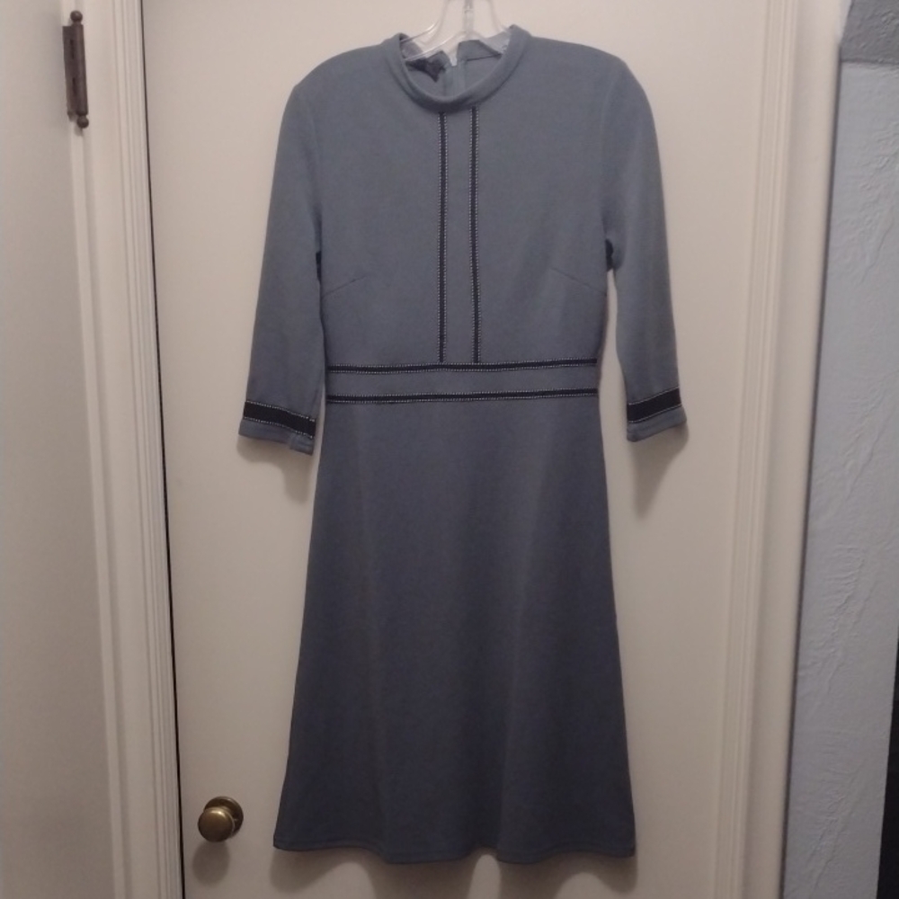 Homeyee Gray Midi Dress (J533)